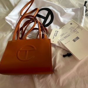 Selling my Tan Telfar small bag it’s to small for me